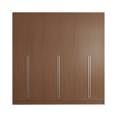 Manhattan Comfort Eldridge Freestanding Wardrobe, Maple Cream Brown 34953